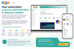 How automation reduces administration in daycare centers with STIOKids daycare software