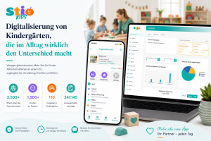 STIOKids App für Kindergarten Digitalisierung und Anwesenheitserfassung