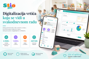 STIOKids aplikacija za digitalizaciju vrtića i evidenciju dolazaka djece